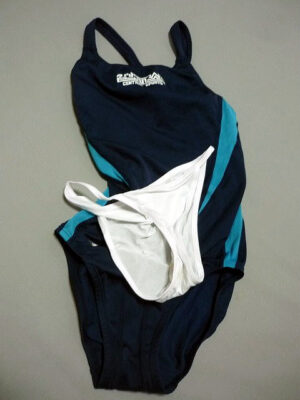 『脱ぎっぱなし』 直ばき競泳水着＆アンダーショーツ